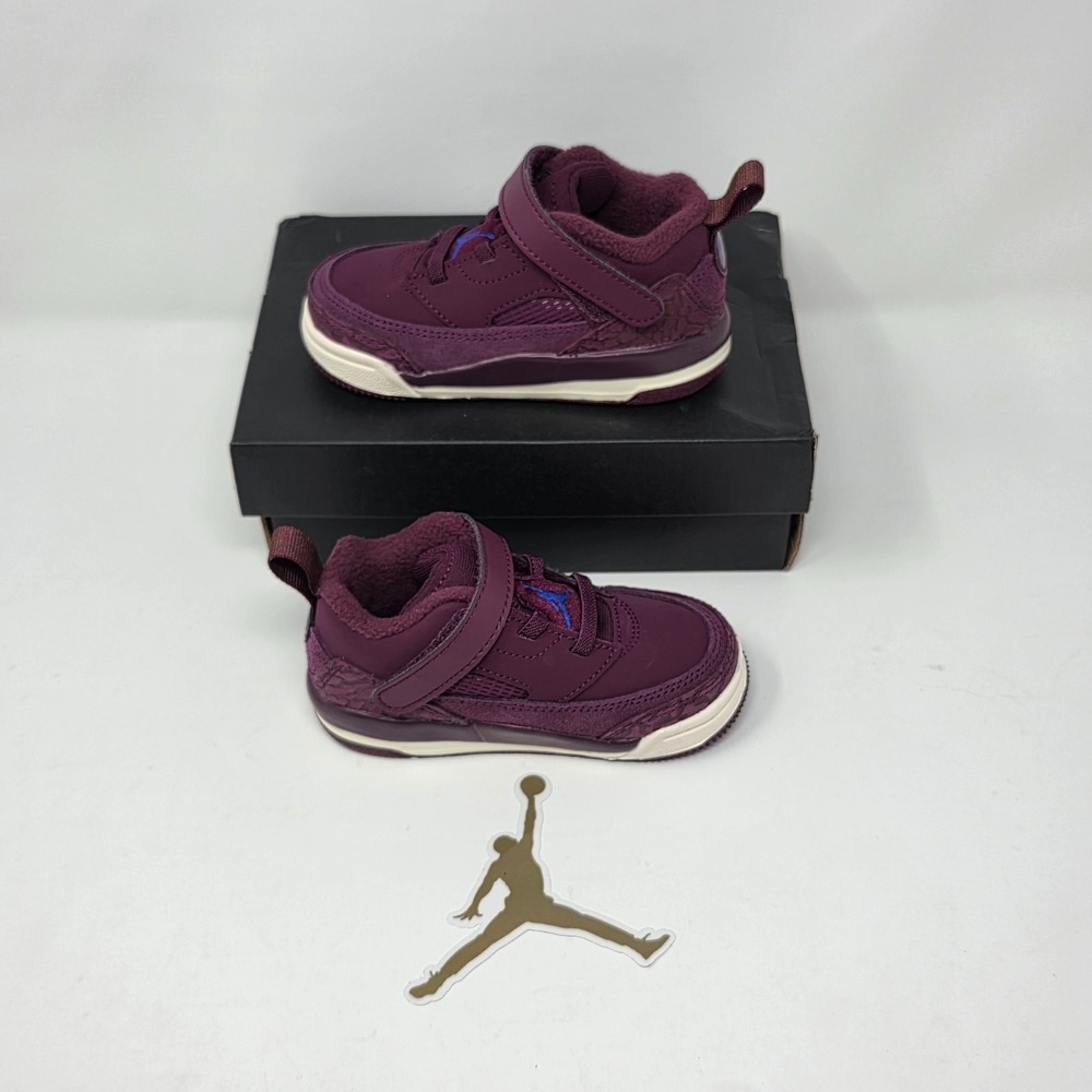 Kids‎ Jordan's Spizike Low Size 6C Purple/Blue/White FQ3952 641